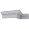 Ekena Millwork 7 3/4"H x 5 1/2"P x 9 1/2"F x 94 1/2"L Odessa Leaf Dentil Crown Moulding MLD07X05X09OD - alternate 9